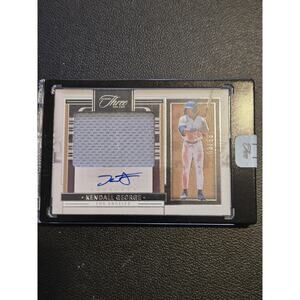 2024 Panini Three and Two Kendall George Prospect Jerseys Autographs #/99